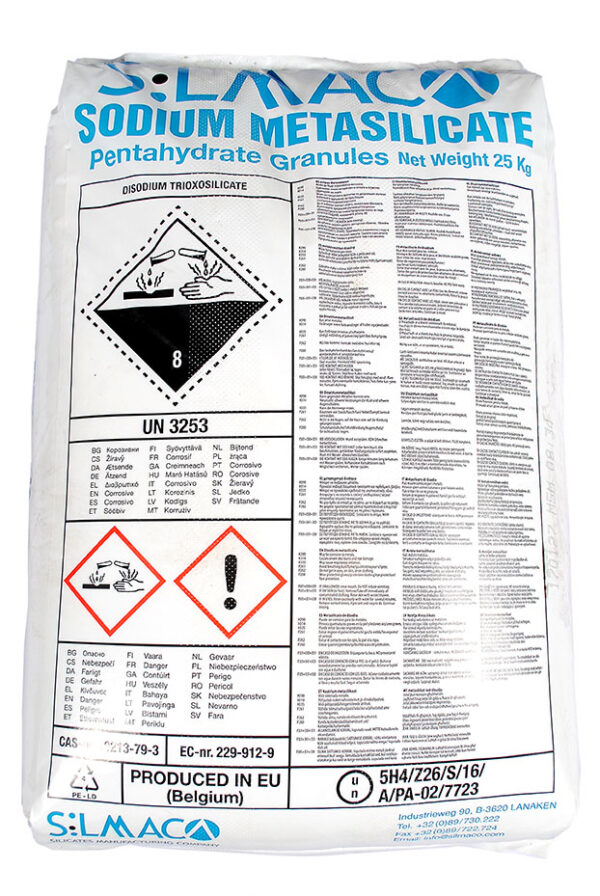 SODIUM METASILICATE ANHYDROUS, 5-HYDRATE, 9-HYDRATE - Image 2